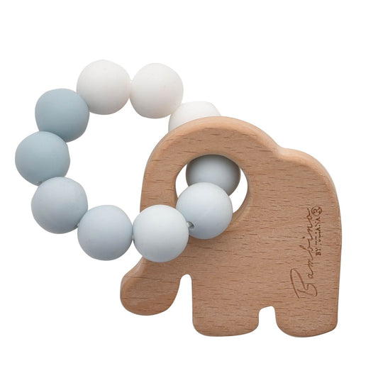 Bambino Elephant Teething Toy - Blue