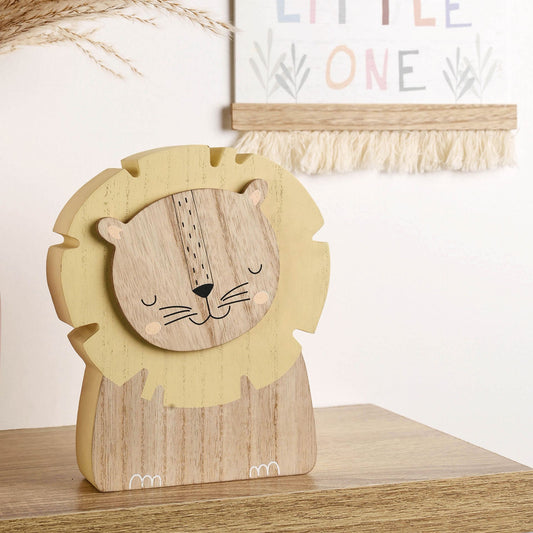 Personalised Lion Money Box for Boys & Girls