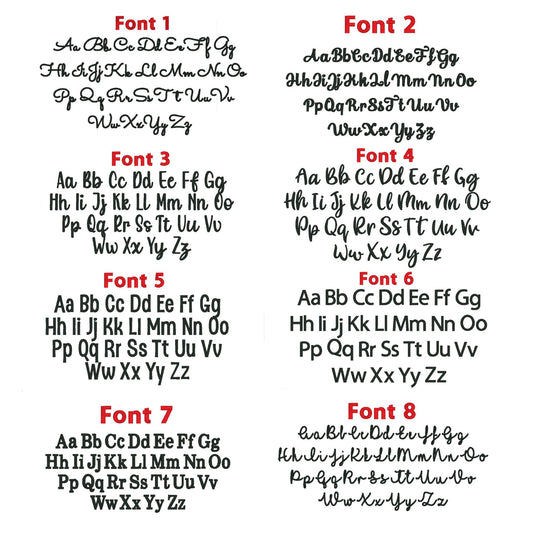 Personalised White Baby Hat with Embroidered Name