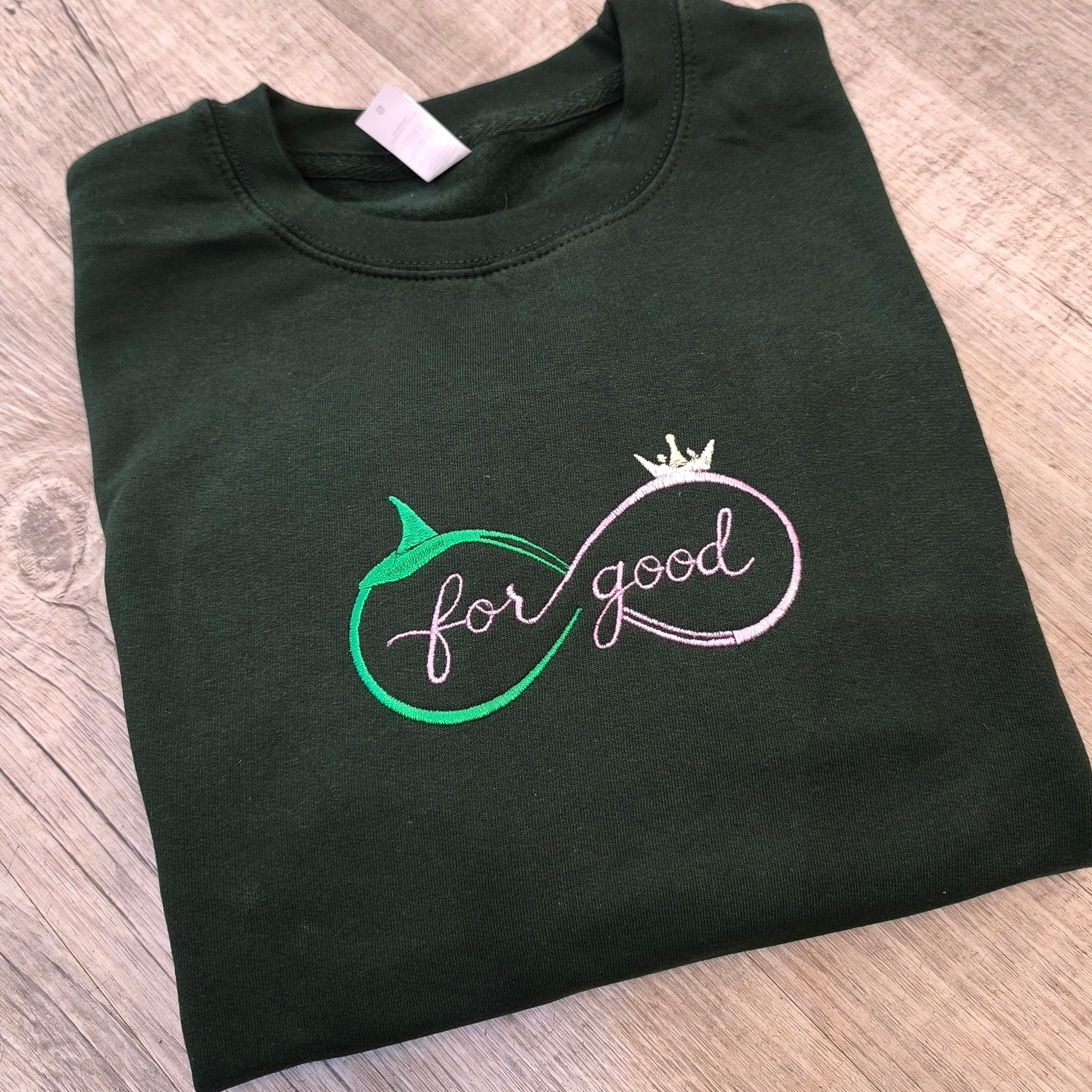 Personalised Girls Wicked Sweatshirt – Hat and Crown
