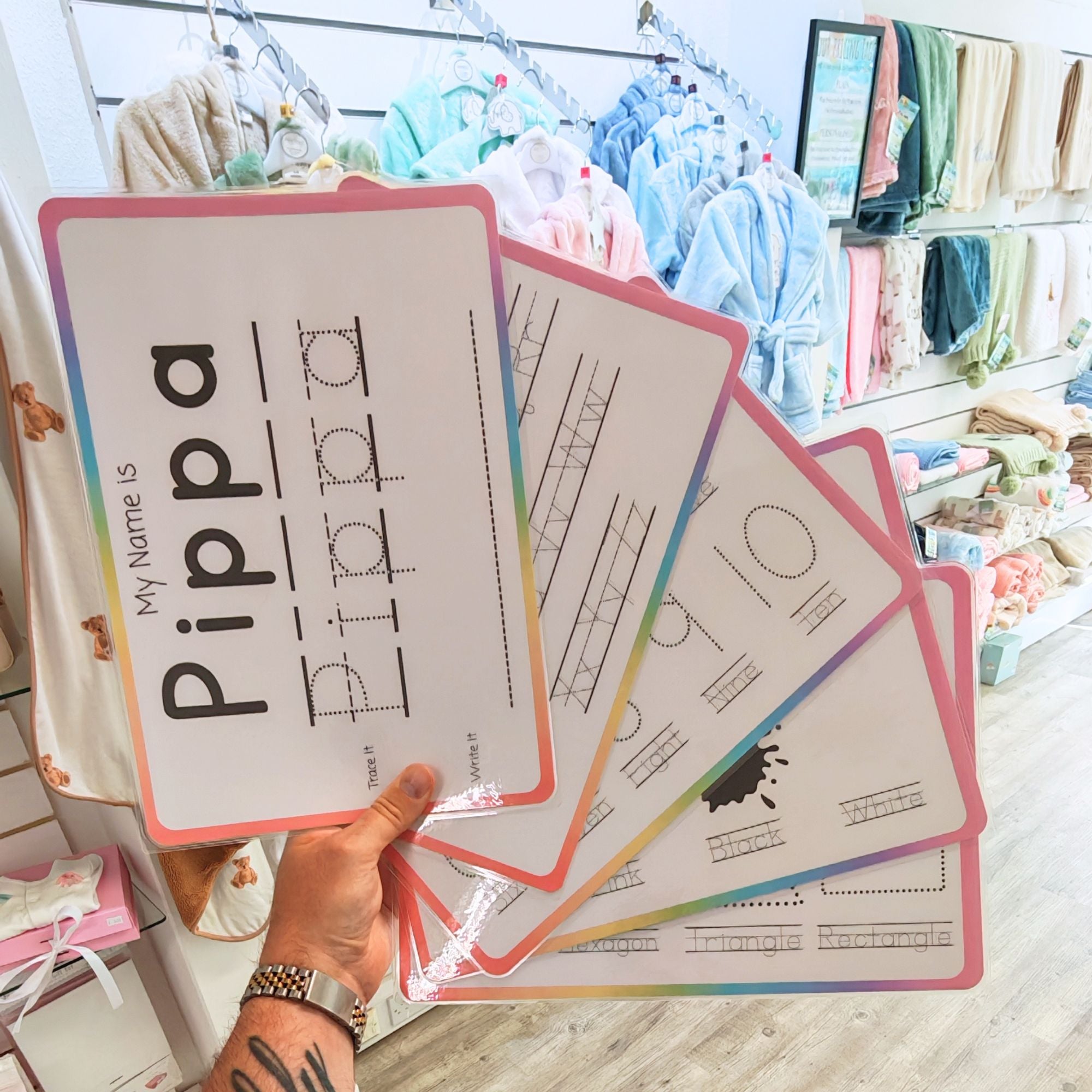 Personalised Handwriting Sheets for Kids - Nursery Tracing Practice