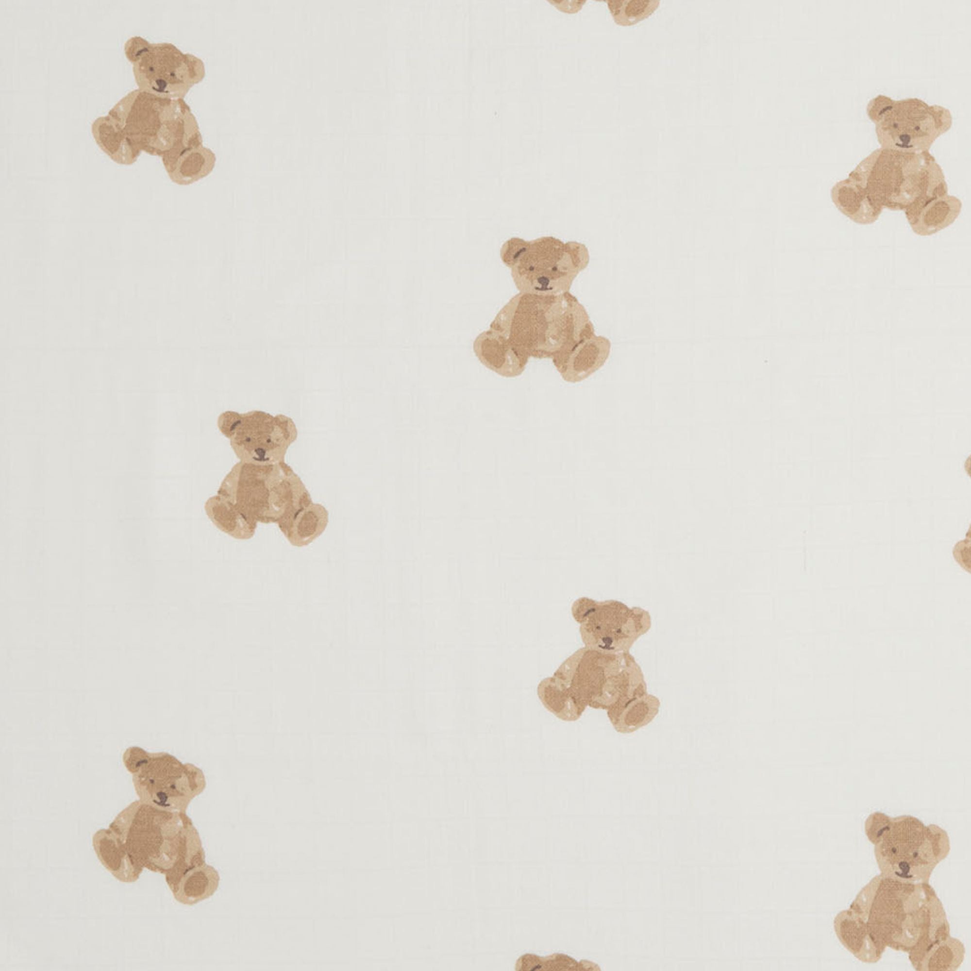 Jollein Muslin Cloths 70x70cm – Teddy Bear Print (3-Pack) | Soft, Absorbent & Multi-Use Baby Essentials