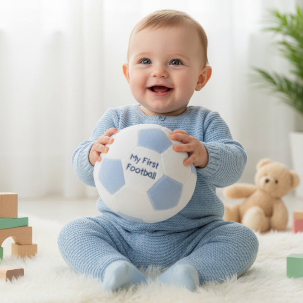 My First Football Toy for Babies - Soft Baby Rattle