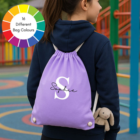 Personalised PE Bag / Drawstring Bag
