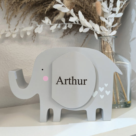 Personalised Elephant Children's Money Box