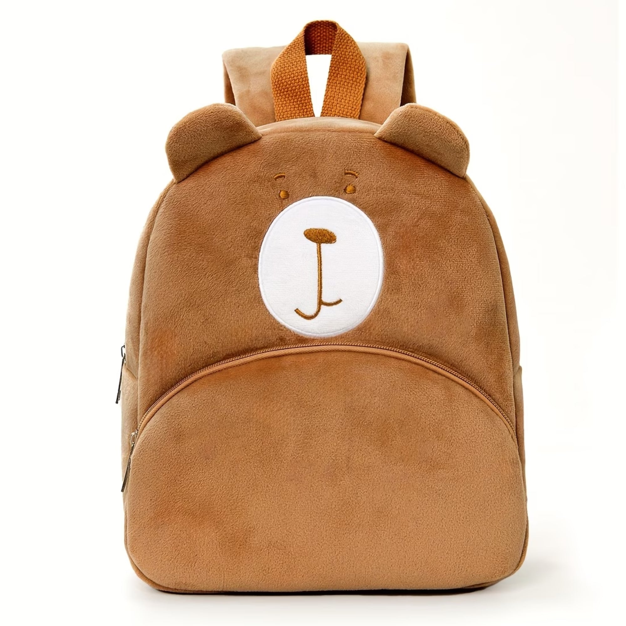 Personalised Teddy Bear Backpack with Embroidered Name and Face Design