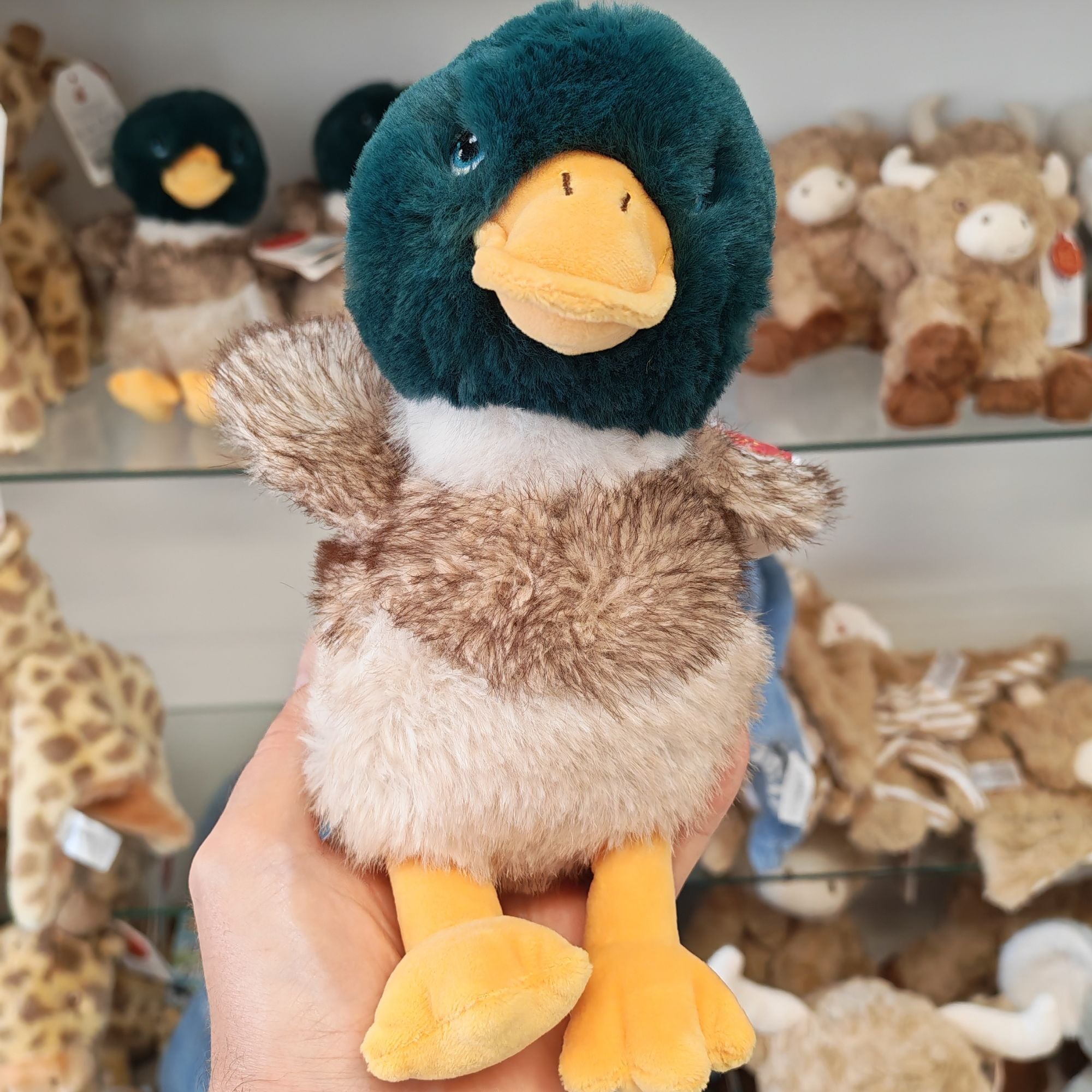 Personalised Keeleco Mallard Duck Soft Toy 18cm