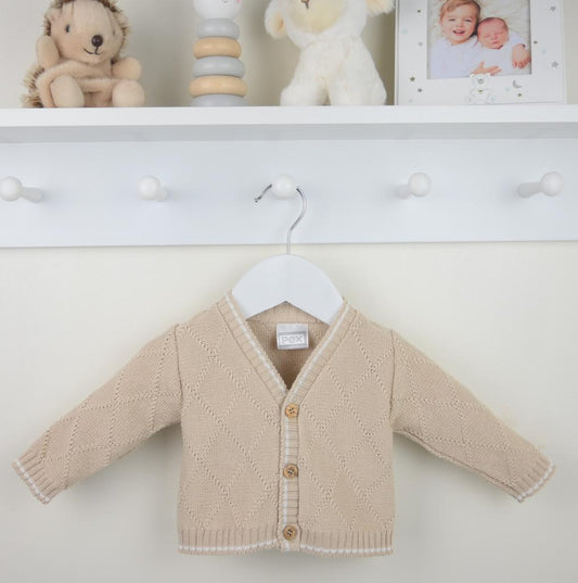 Personalised Baby Cardigan with Embroidered Name - Pex Joshua Cardigan