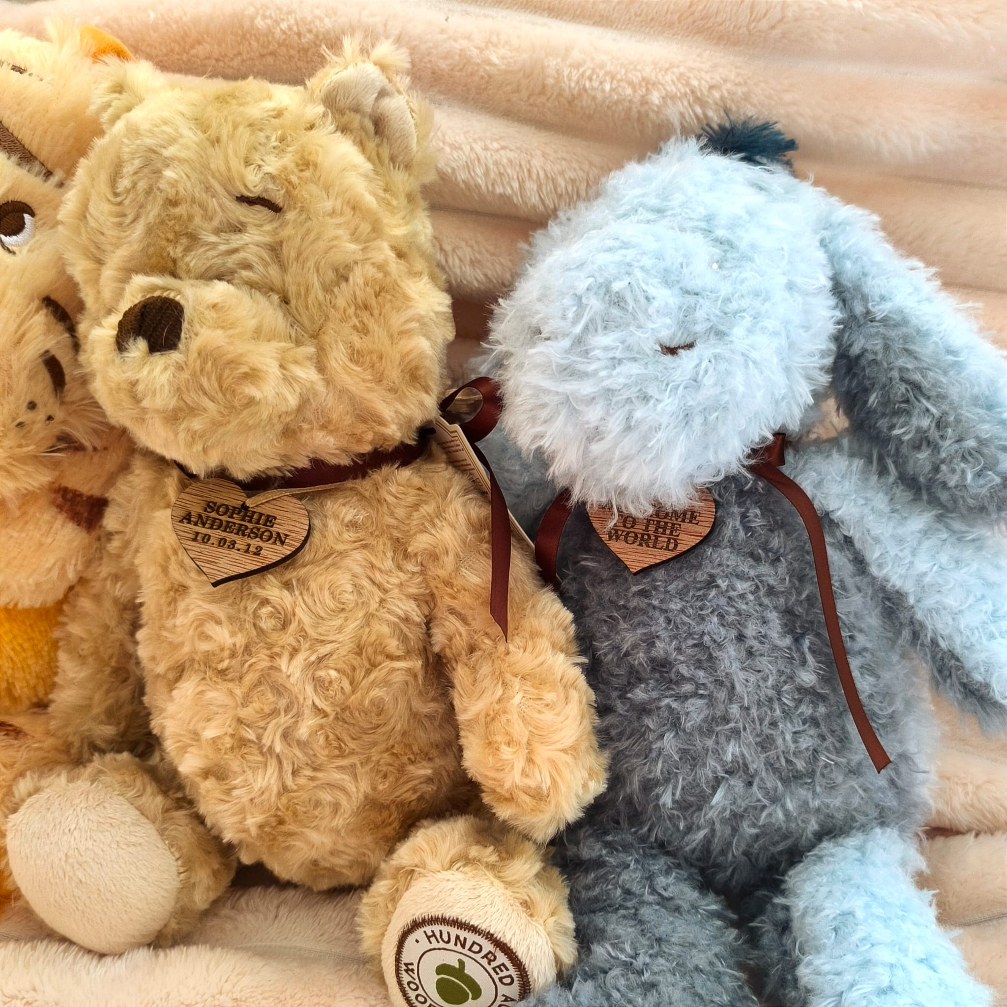 Large Personalised Winnie the Pooh Soft Toy & Friends - 30cm