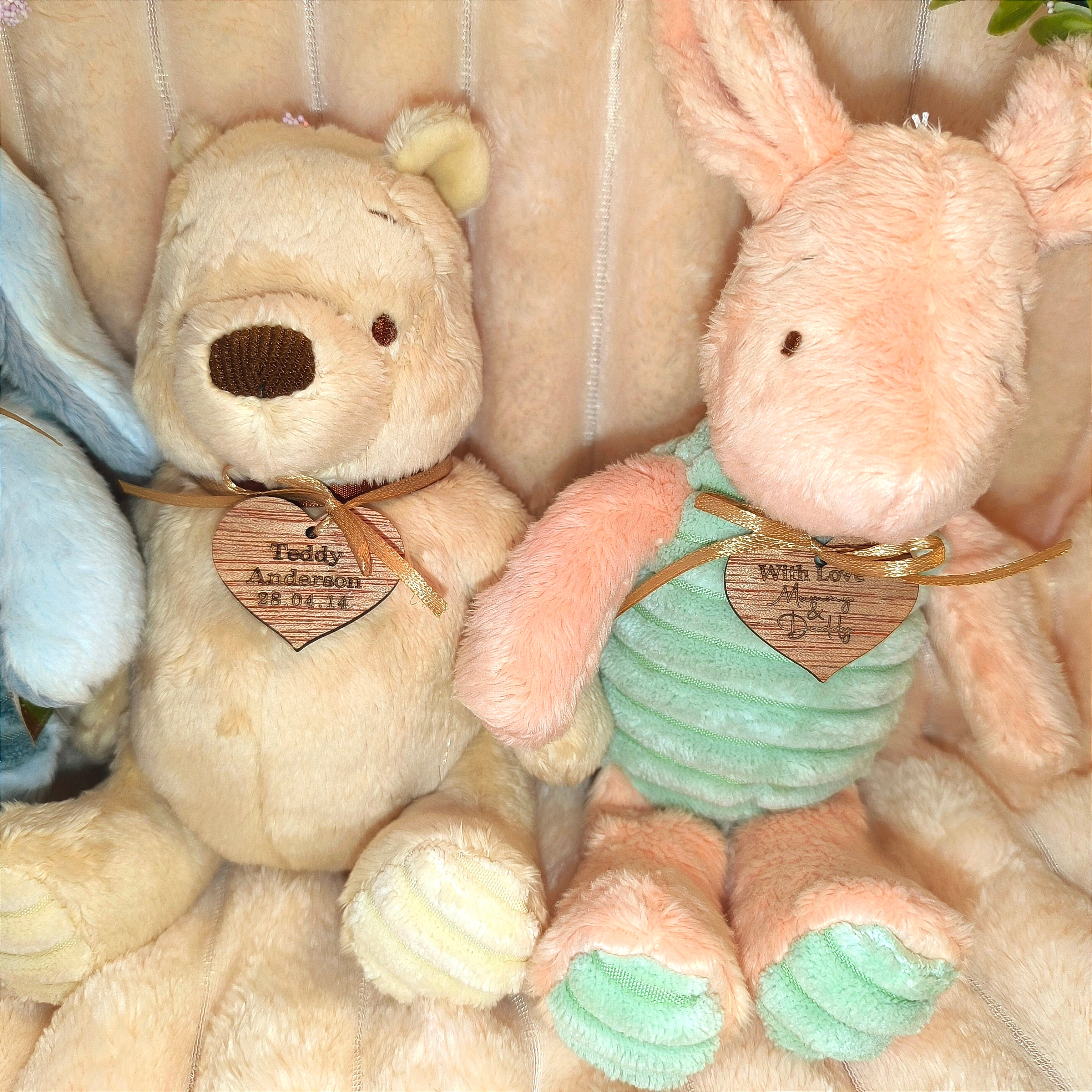 Personalised Winnie the Pooh Soft Toy - Pooh Bear, Tigger, Piglet or Eeyore