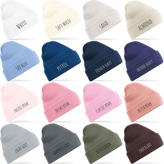 Personalised Woolly Hat for Women and Men