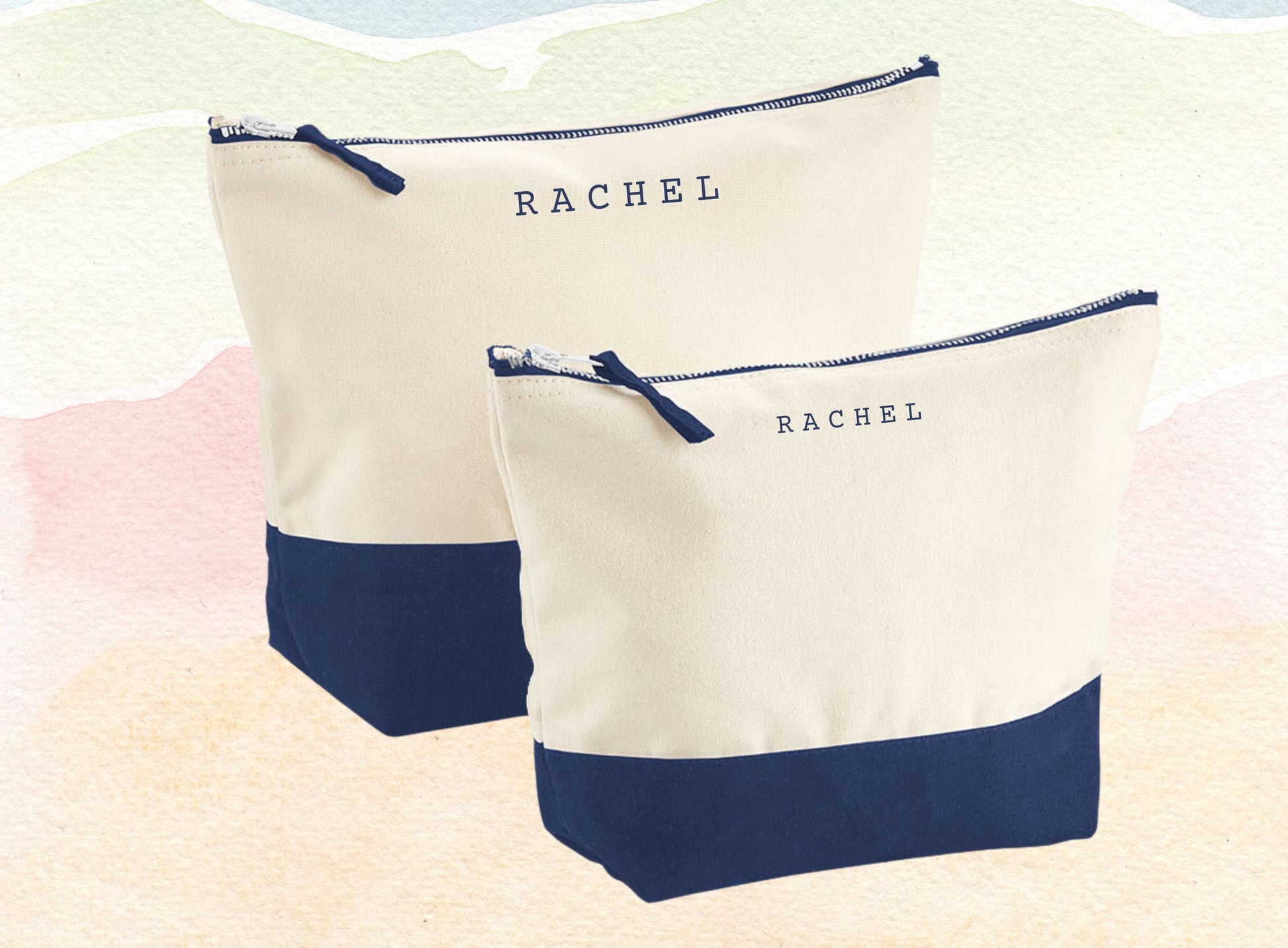 Personalised Ladies Make Up Bag with Name