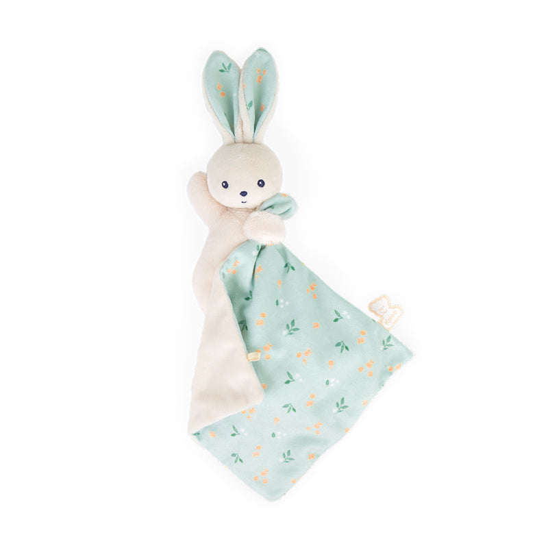 Kaloo Carre Douceur Doudou Rabbit Citrus Bouquet 17cm - Personalised