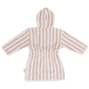 Jollein Stripe Terry Bath Robe - Wild Rose