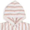 Jollein Stripe Terry Bath Robe - Wild Rose