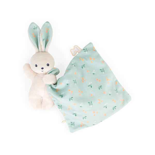 Kaloo Carre Douceur Doudou Rabbit Citrus Bouquet 17cm - Personalised