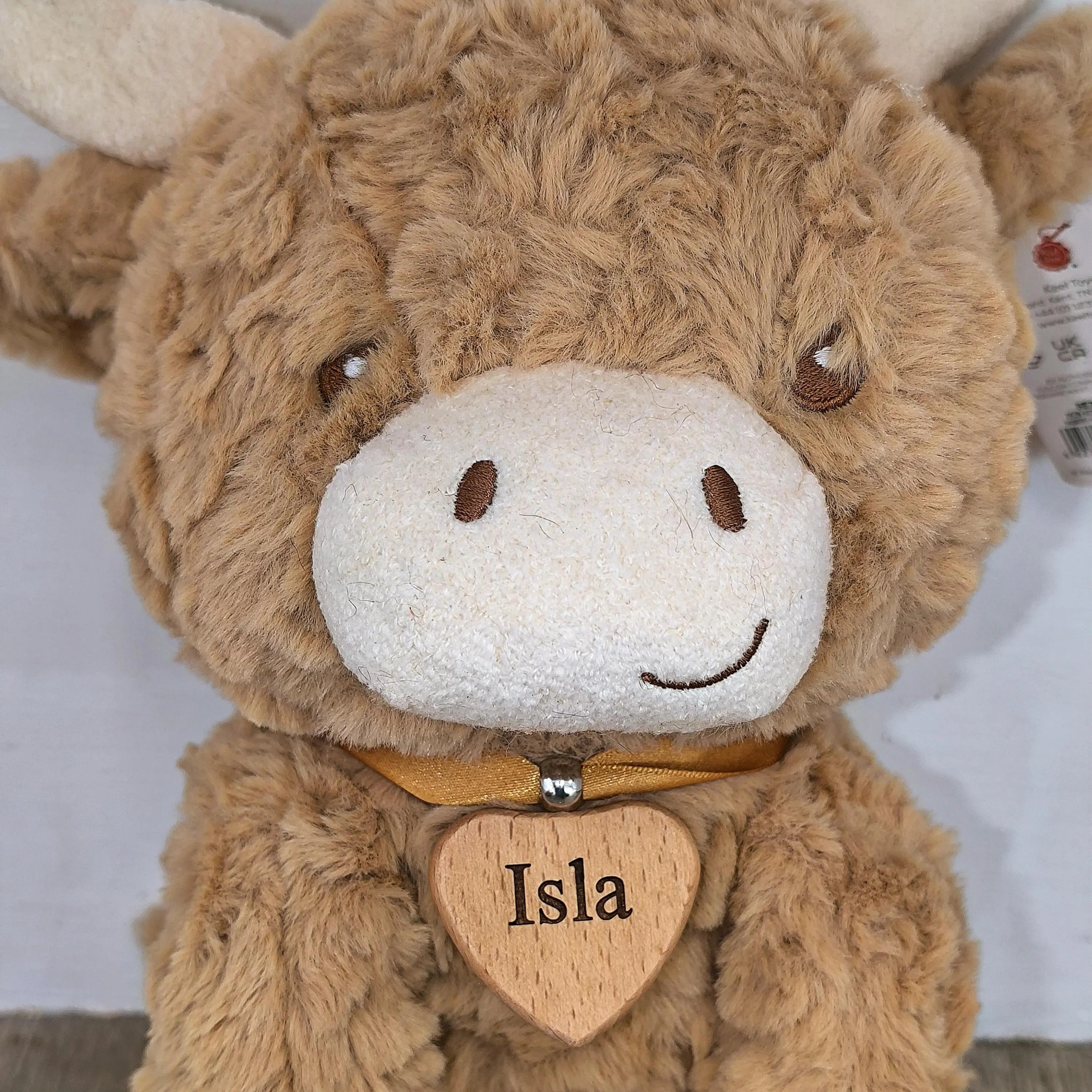 Keeleco Hamish Highland Cow Soft Toy - 15cm or 25cm - Personalised