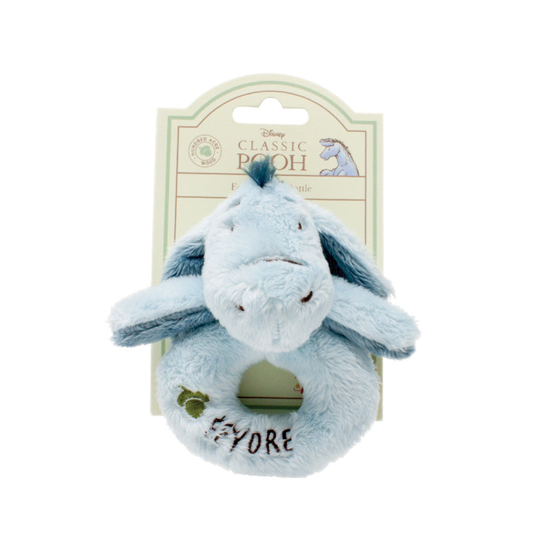 Classic Eeyore Baby Ring Rattle - Hundred Acre Wood