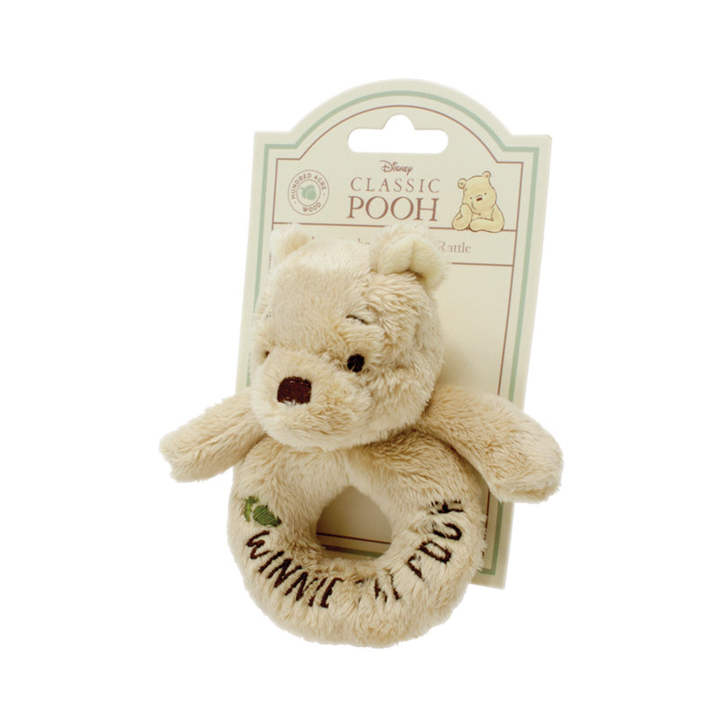Winnie the Pooh Classic Bear Ring Rattle