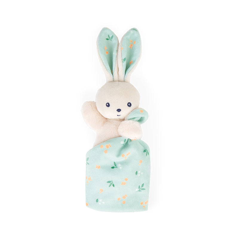 Kaloo Carre Douceur Doudou Rabbit Citrus Bouquet 17cm - Personalised