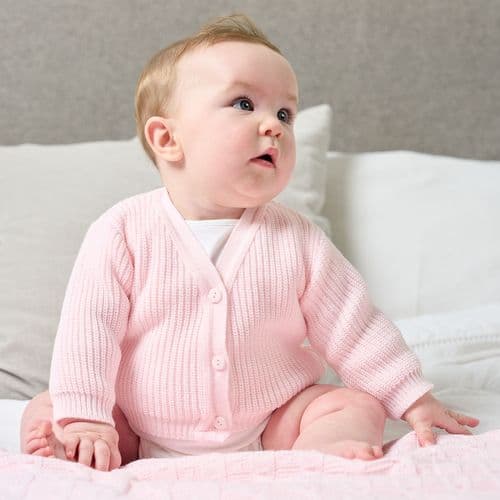 Personalised Baby Cardigan with Embroidered Name on Back