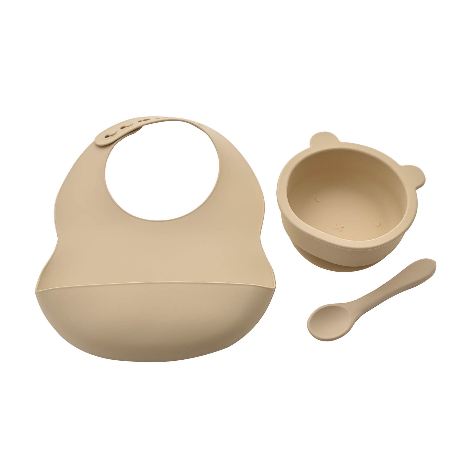 Bambino Silicone Feeding Set - Bib, Bowl & Spoon