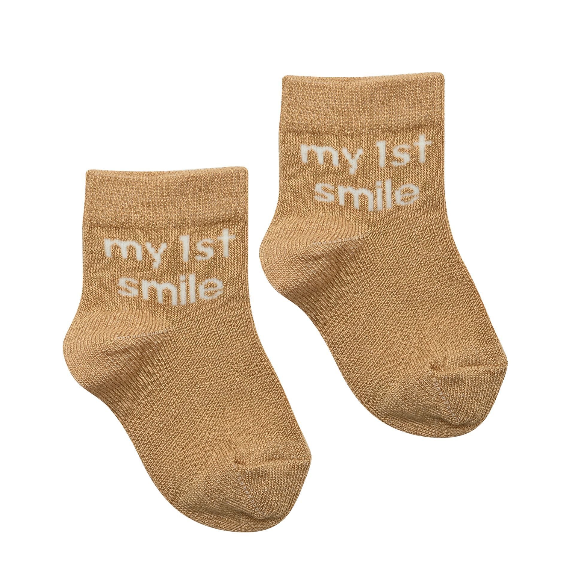 Bambino My First Milestone Baby Socks (5 Pack) 0-3 Months