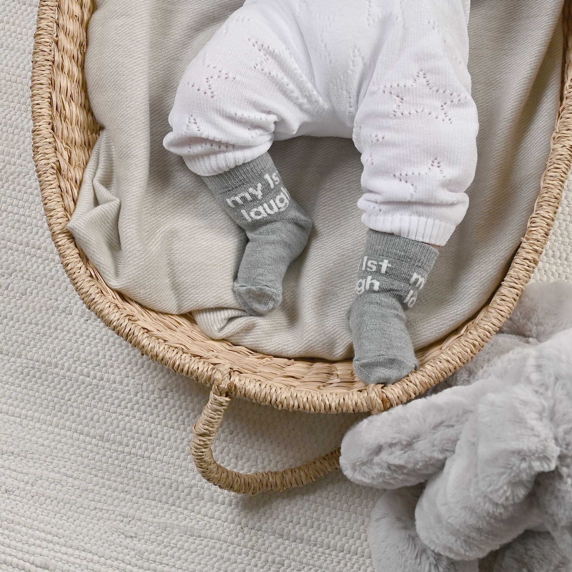 Bambino My First Milestone Baby Socks (5 Pack) 0-3 Months