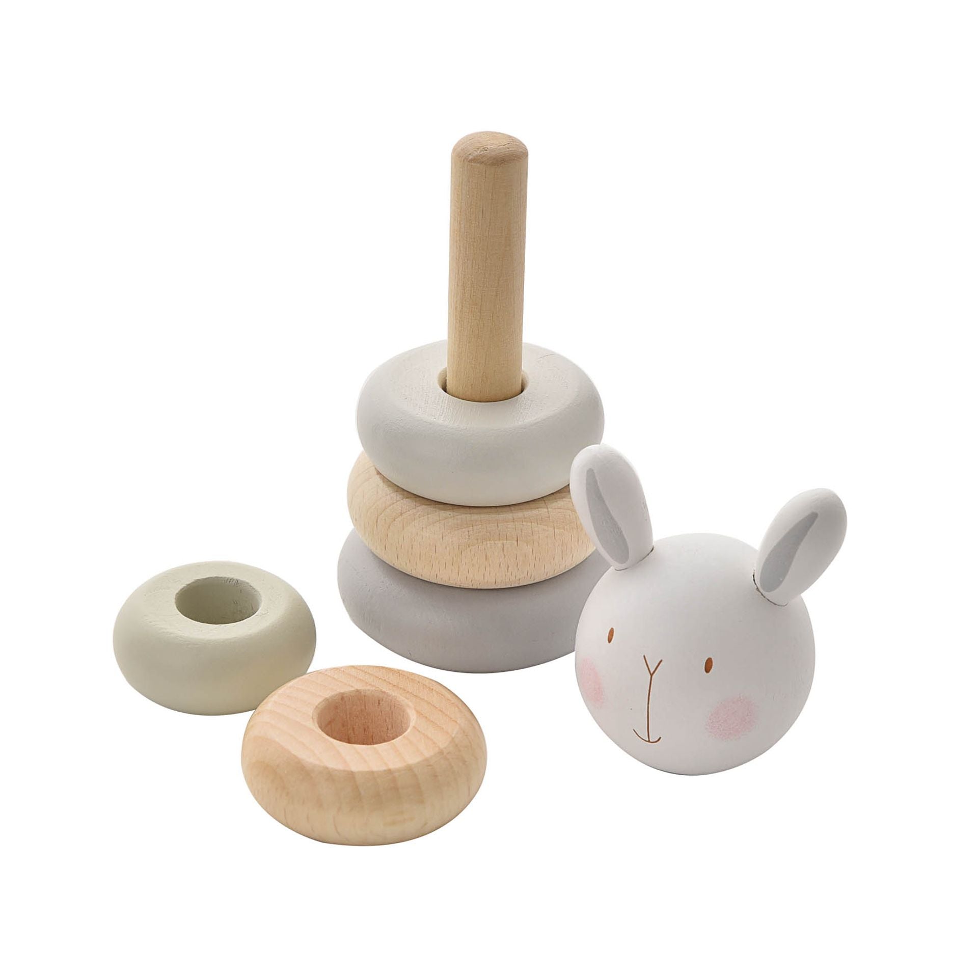 Bambino Wooden Tower Stacking Game - Bear, Elephant or Bunny