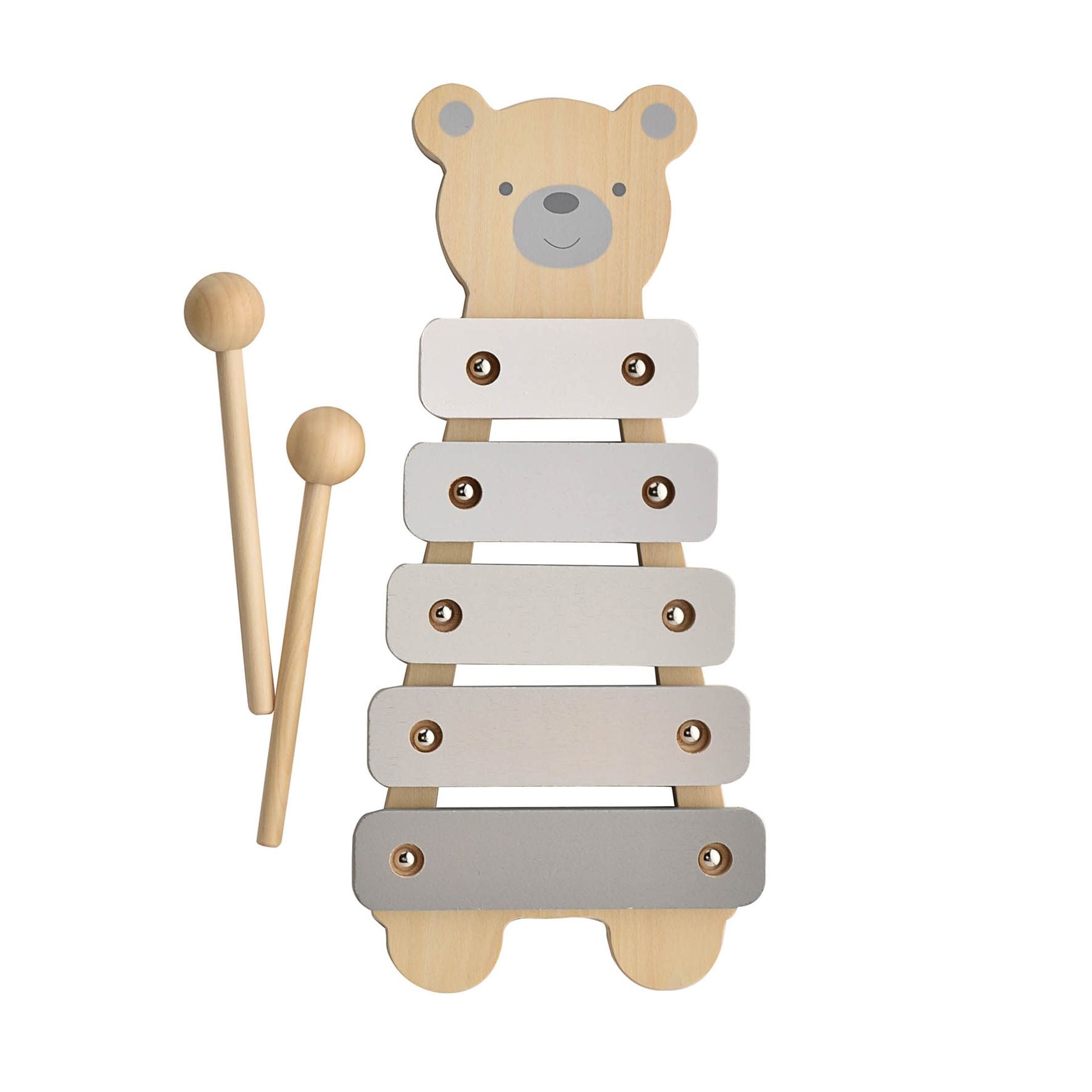 Personalised Wooden Teddy Bear Xylophone for Kids