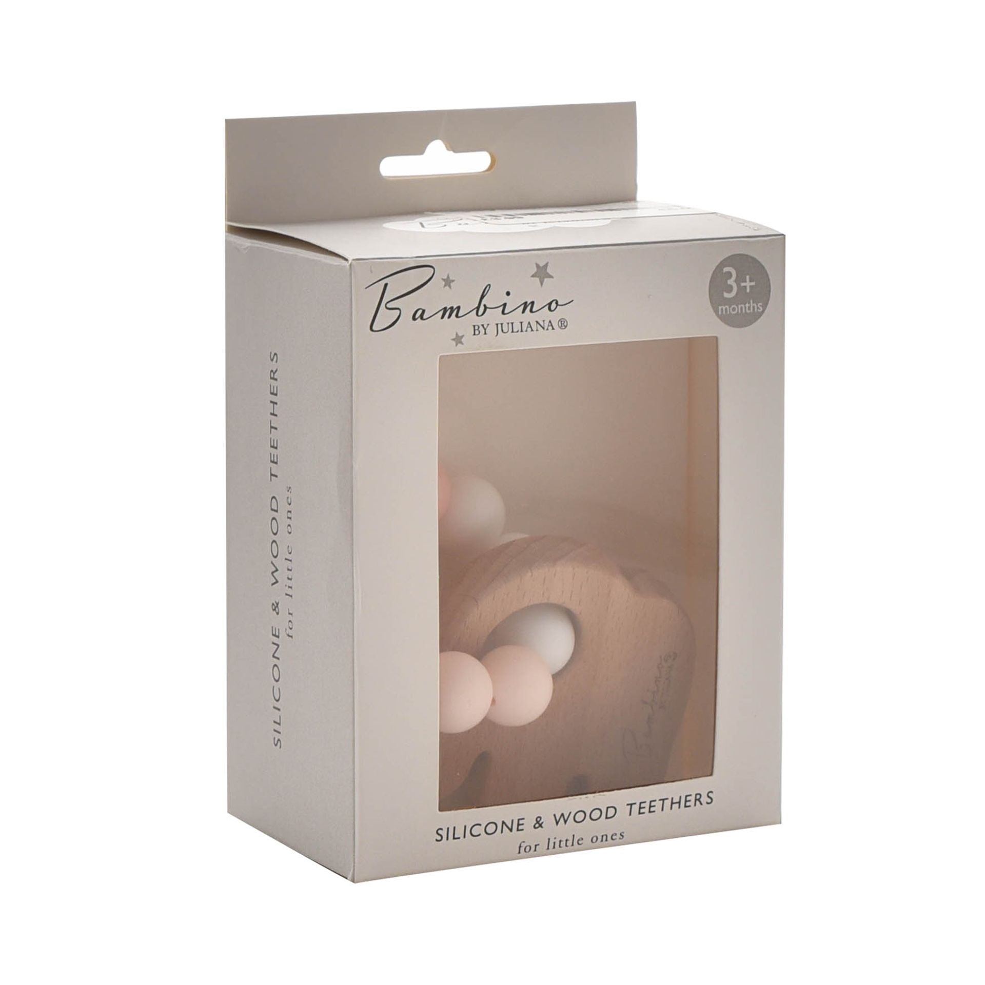 Bambino Elephant Teething Toy - Pink