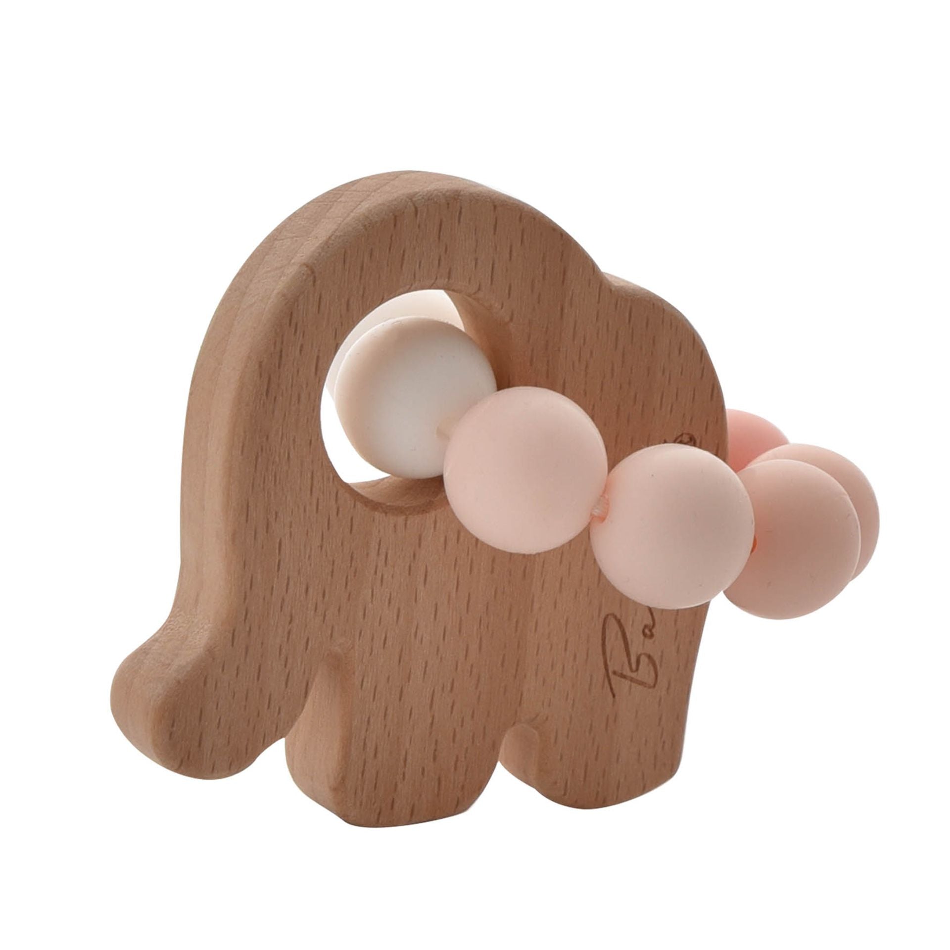 Bambino Elephant Teething Toy - Pink