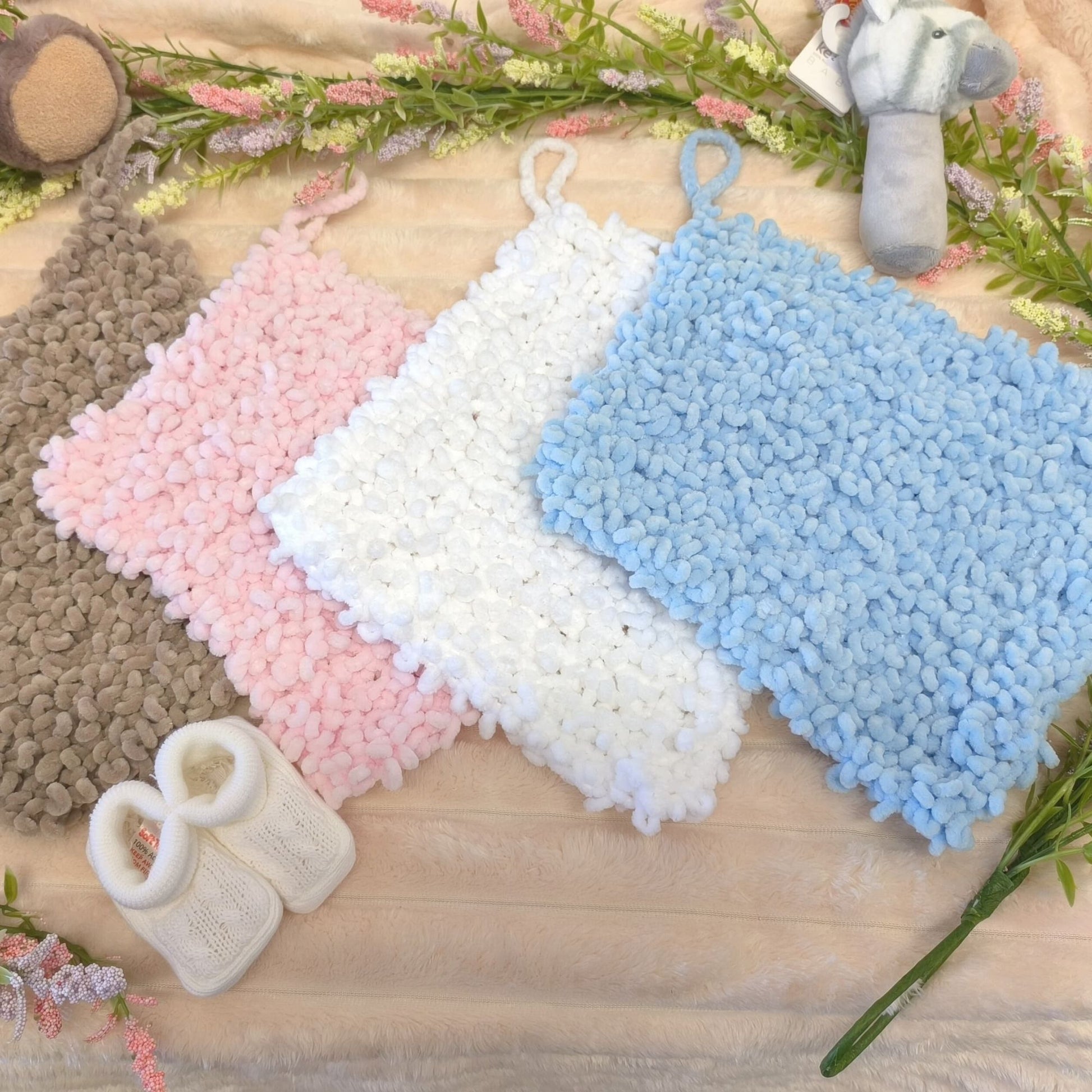 Crochet Baby Snuggle Square Comfort Blanket – We Three Bears