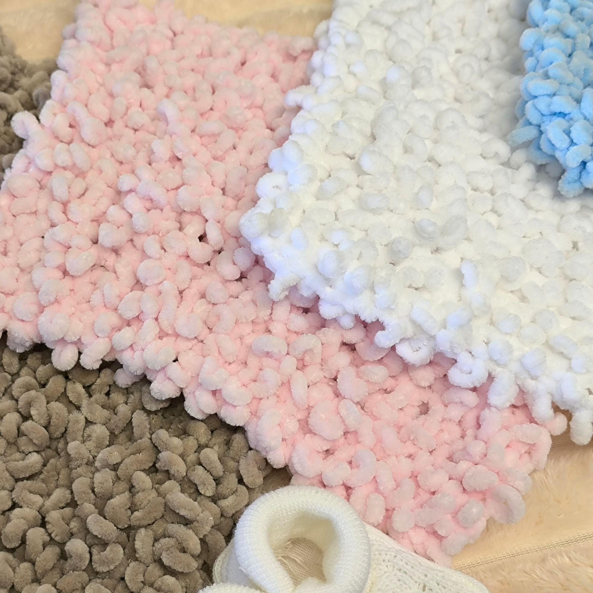 Crochet Baby Snuggle Square - Comfort Blanket