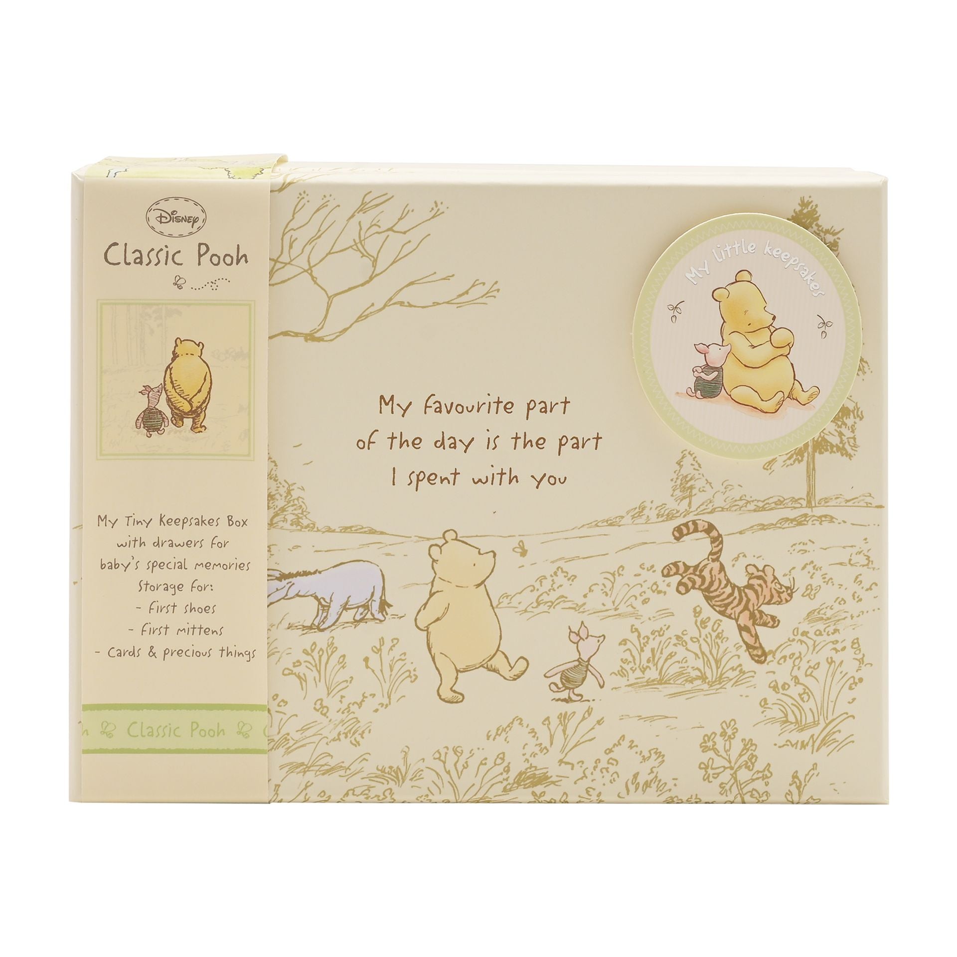 Classic Disney Winnie the Pooh Baby Memory Keepsake Box