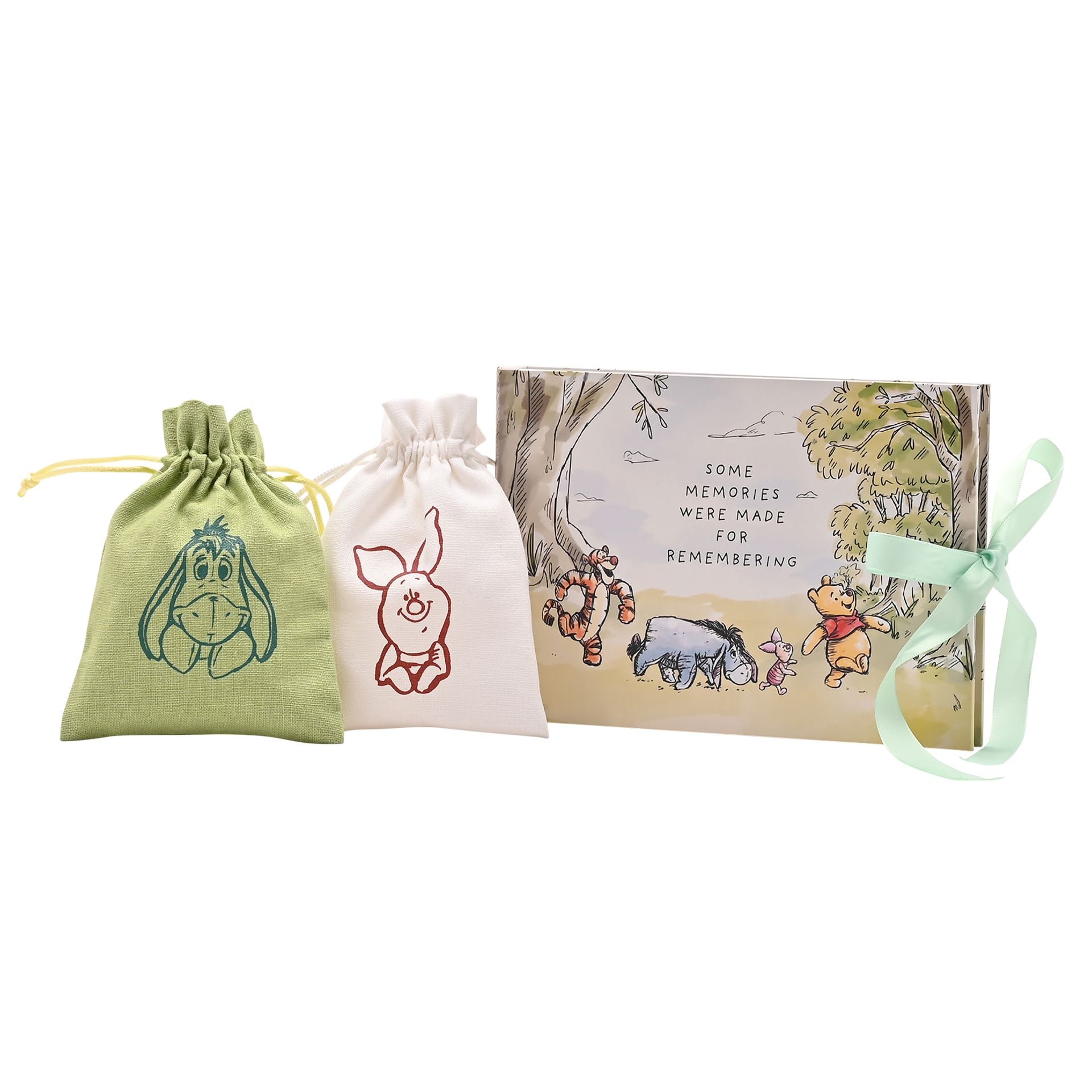 Winnie the Pooh Keepsake Box, Photo Album & Memory Bags