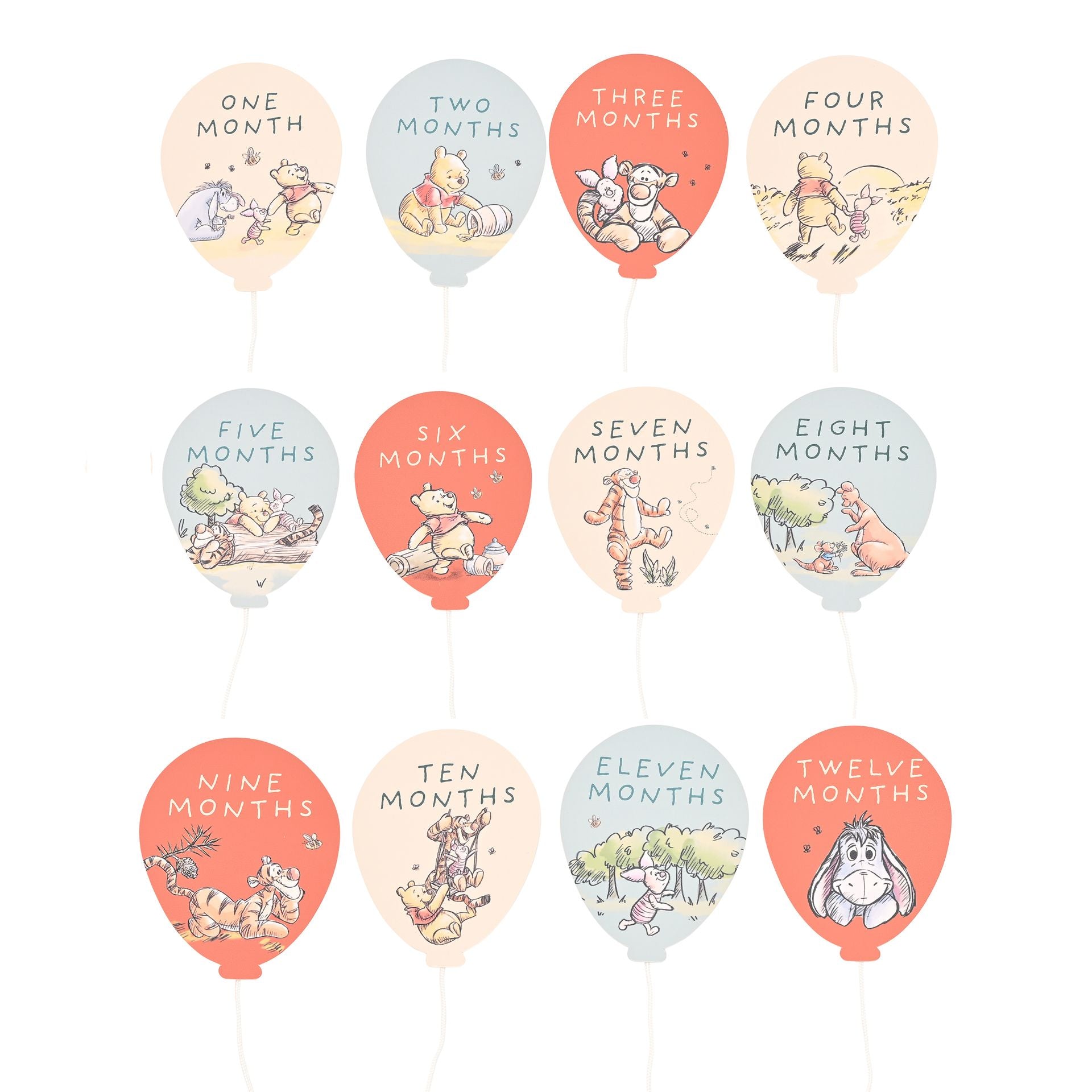 Winnie the Pooh Baby Milestone Album & Cards