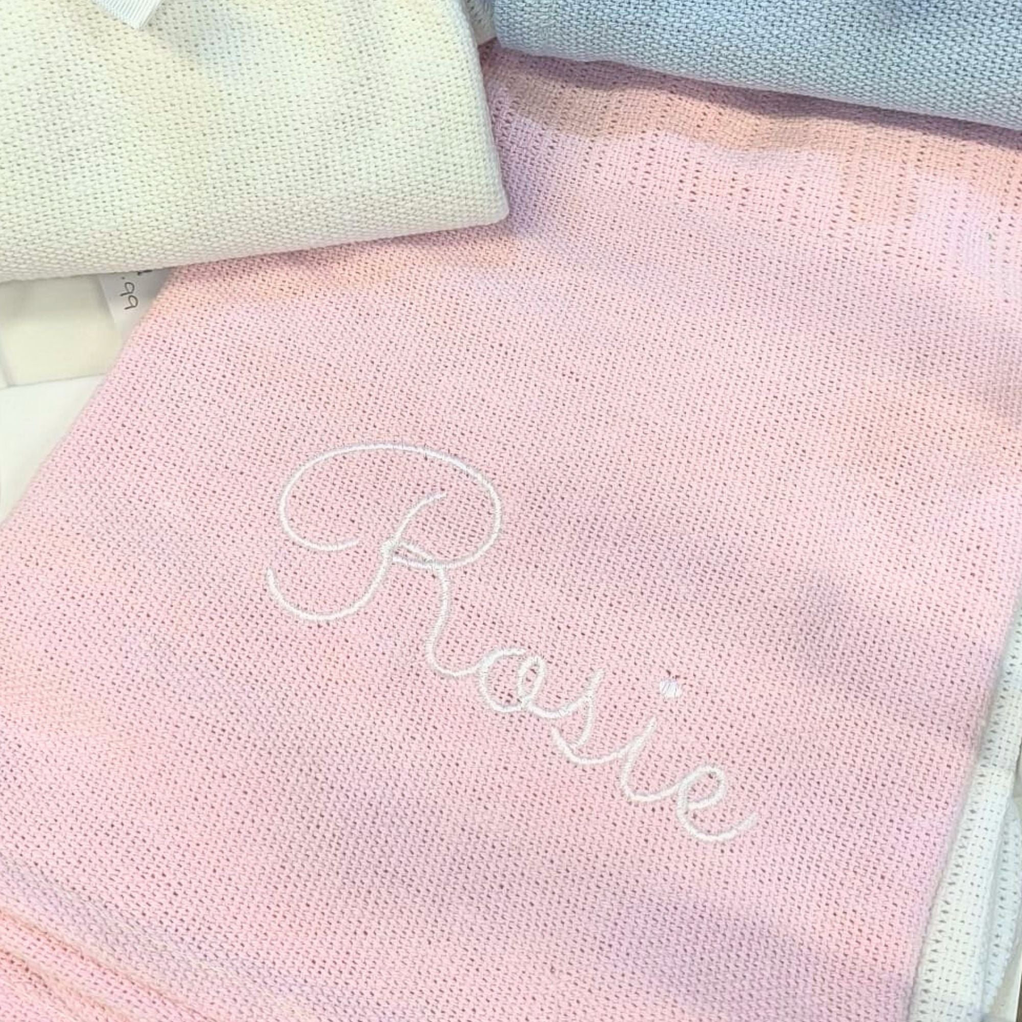 Personalised Hospital Blanket with Baby Name