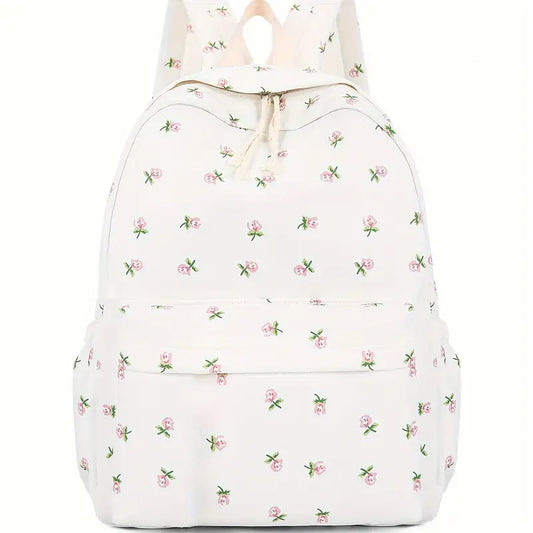 Personalised Floral Backpack for Girls