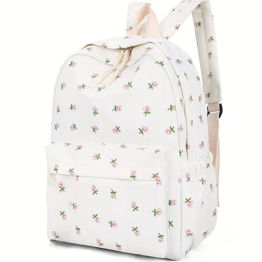 Personalised Floral Backpack for Girls