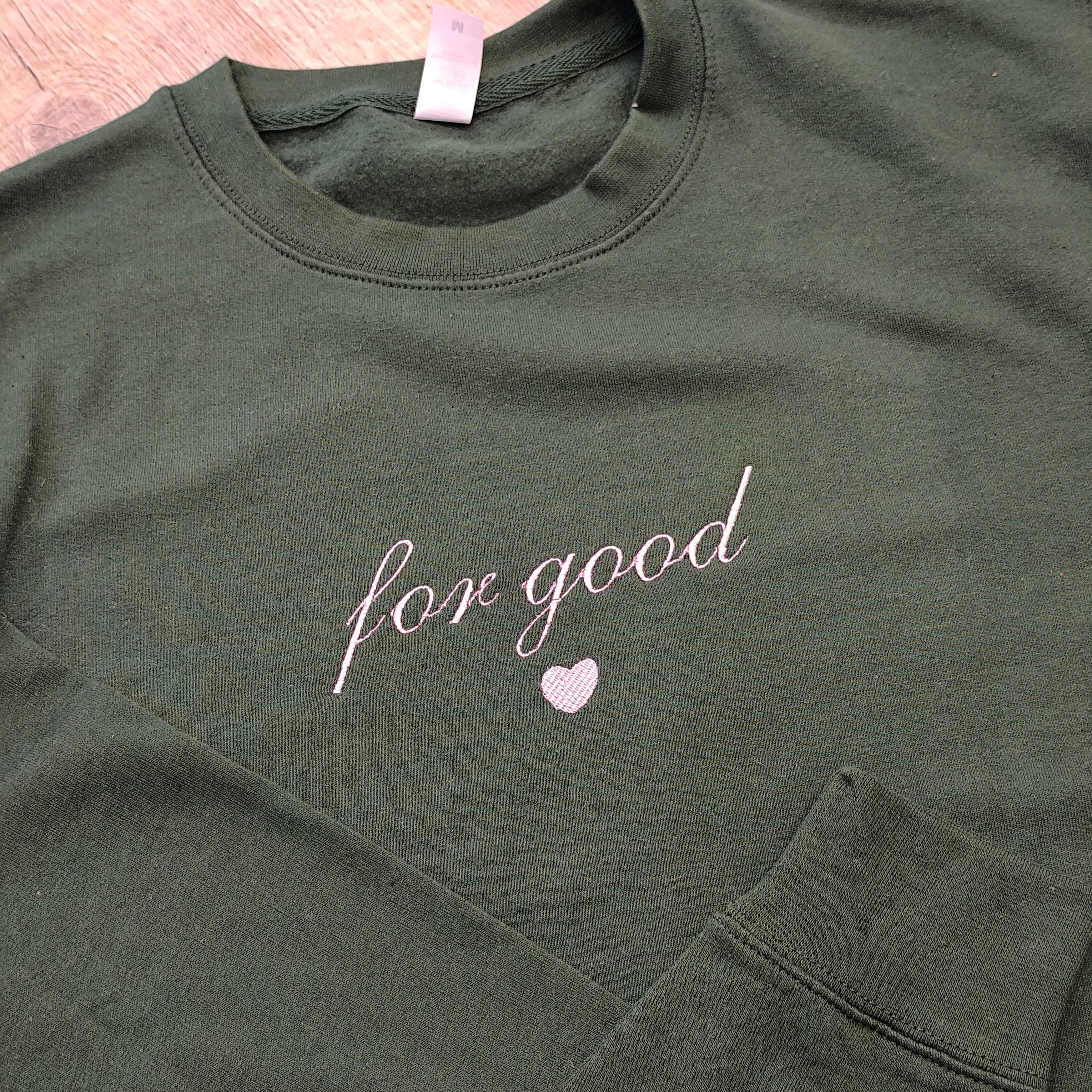 Girls 'For Good' Sweatshirt – Wicked Musical - Personalised