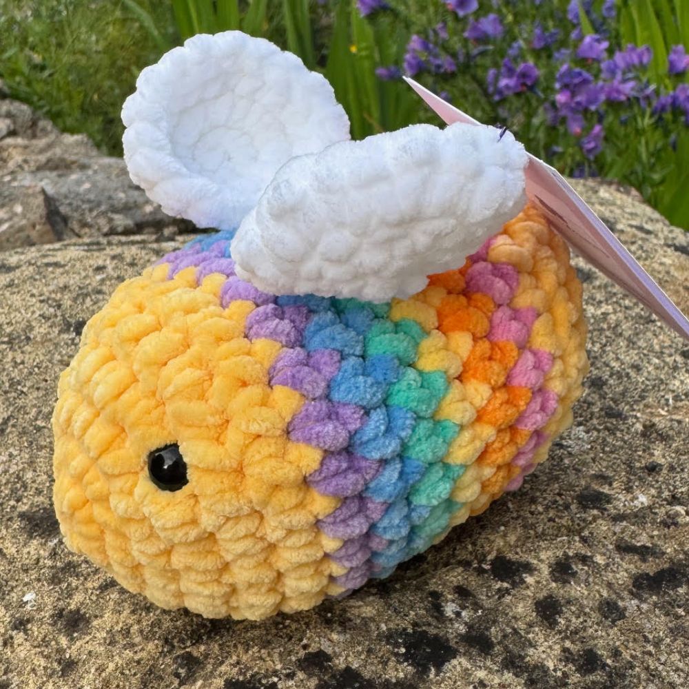 Beatrice the Bee – Handmade Crochet Bumblebee Plush 5.5