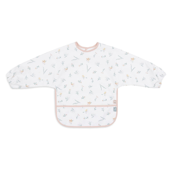 Jollein Waterproof Bib with Sleeves- Lovely Birds