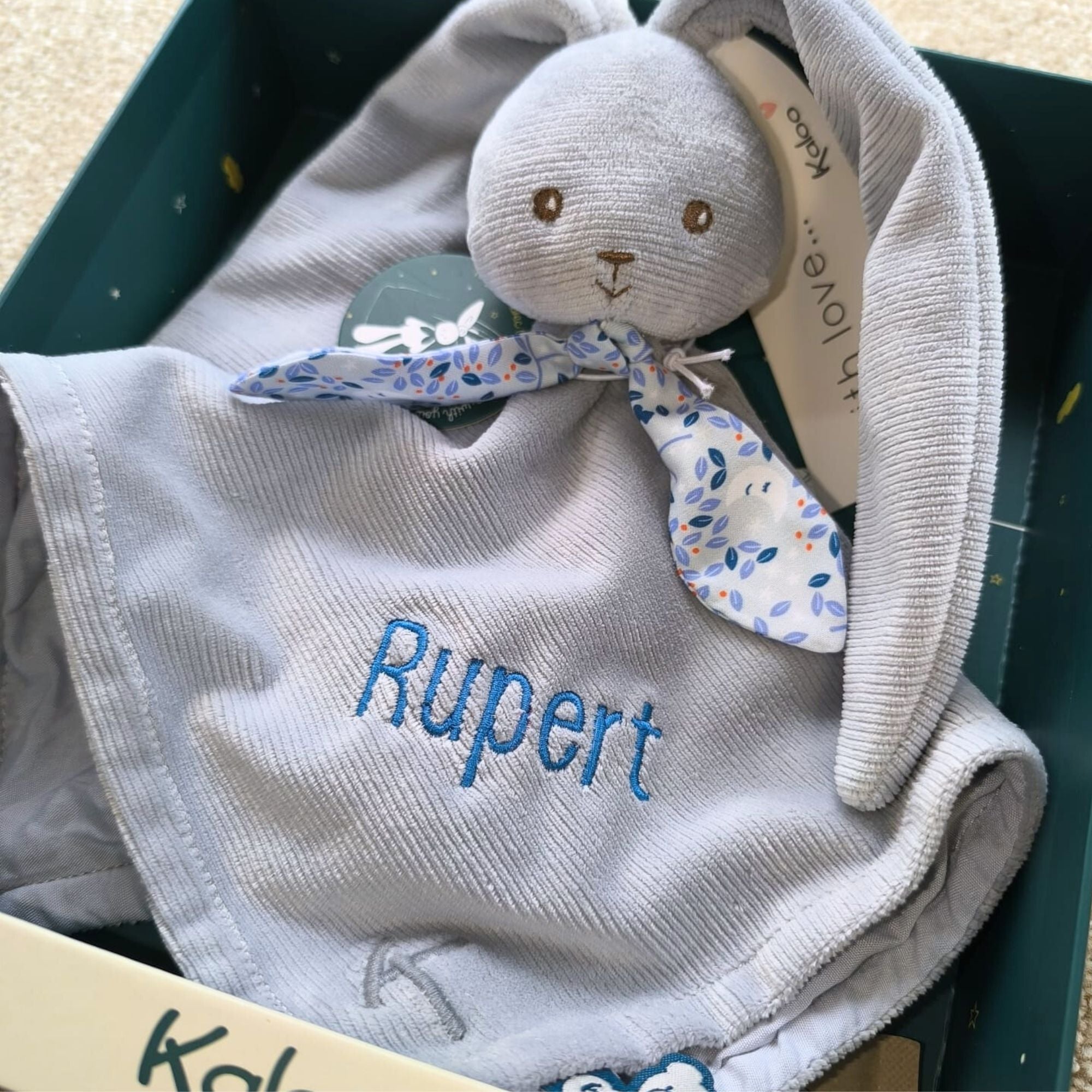 Kaloo Rabbit Comforter - 30cm - Plain or Personalised