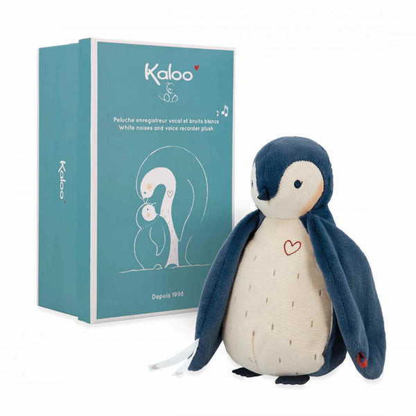 Kaloo Penguin White Noise Voice Recorder Plush Toy