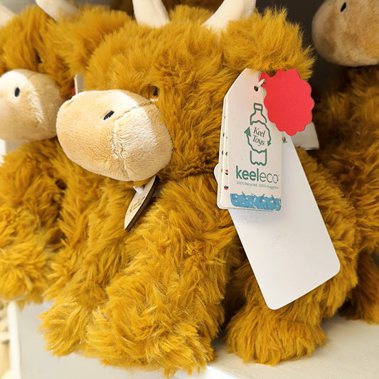 Personalised Highland Cow Soft Toy - 20cm