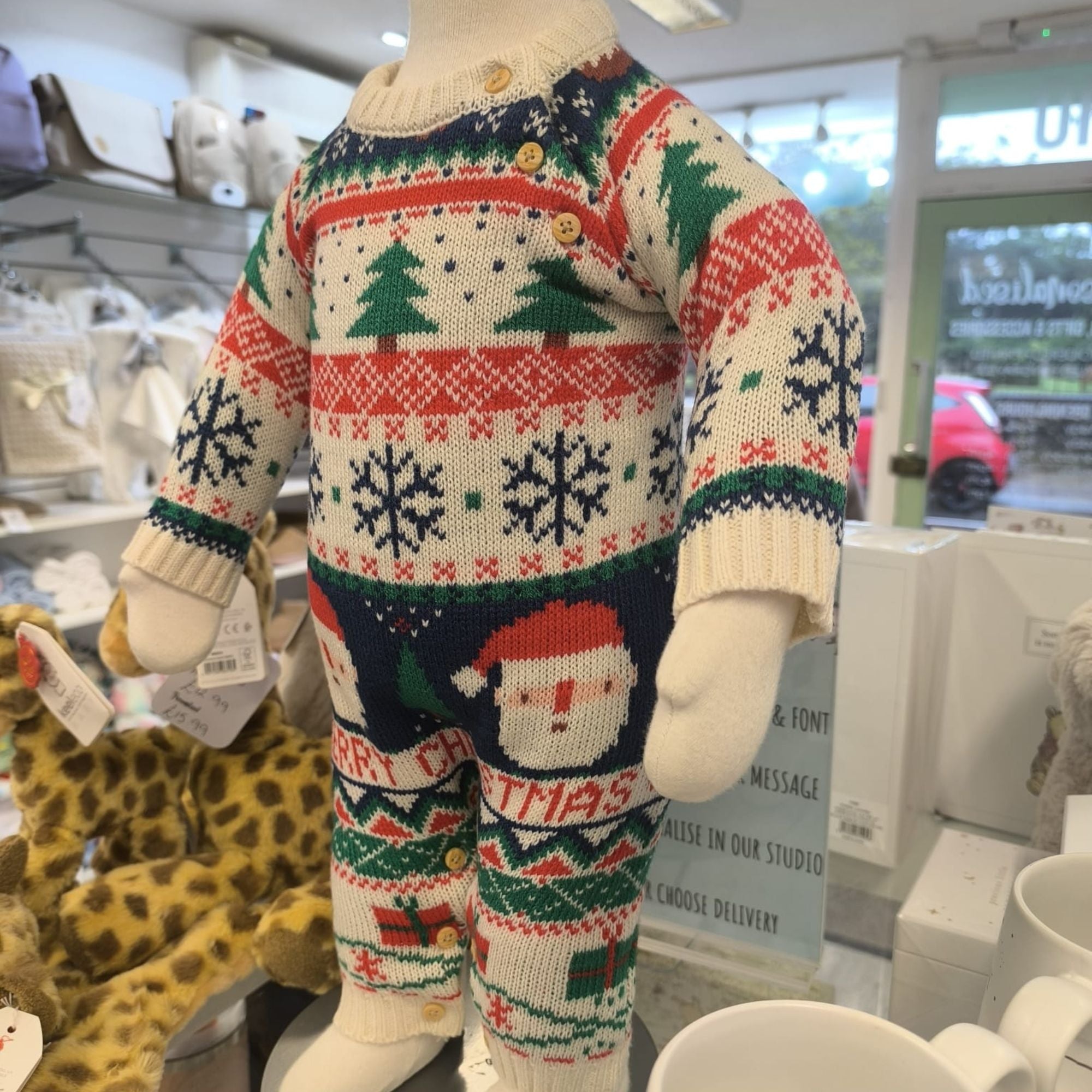 Baby's First Christmas Romper Suit