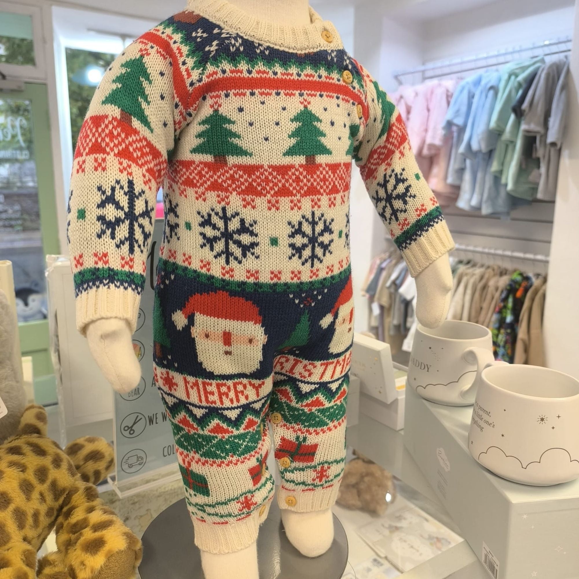 Baby's First Christmas Romper Suit