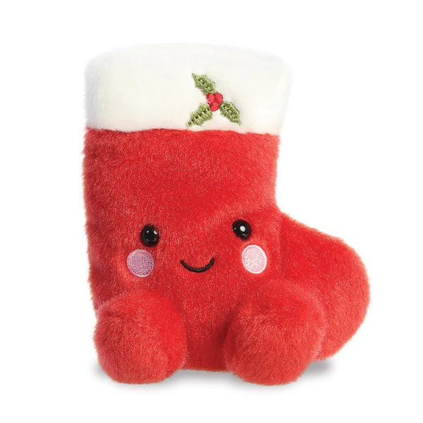 Palm Pals Holly Christmas Stocking Soft Toy