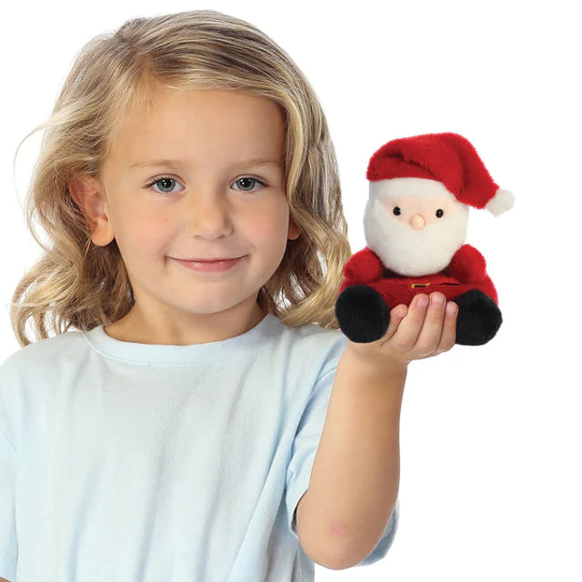Palm Pals Santa Claus Plush Soft Toy